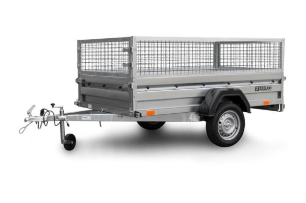 Remorque bagagère pas cher​ ZASLAW 235SU – 2,35 X 1,32 M GRILLAGÉE