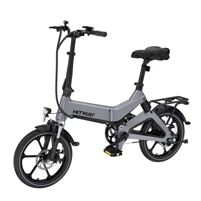 Vélo à assistance électrique pliant Hitway BK2 16" sans panier – Image 3