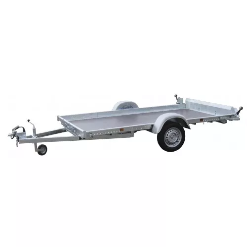 Remorque plate basculante 400×200 UNIPLAT 4020S P 2700 kg – Image 2