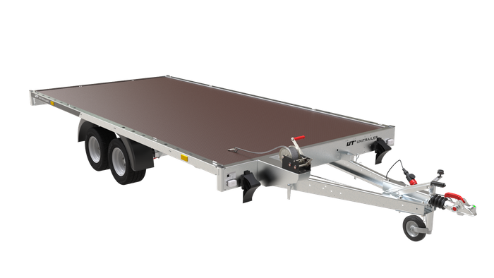 Remorque plate basculante 400×200 UNIPLAT 4020S P 2700 kg – Image 3