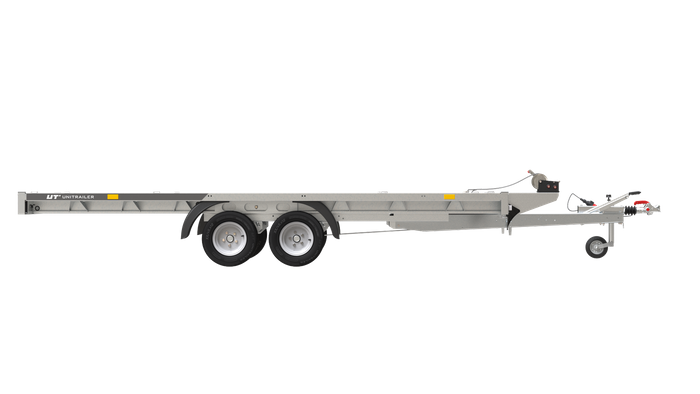 Remorque plate basculante 400×200 UNIPLAT 4020S P 2700 kg – Image 5