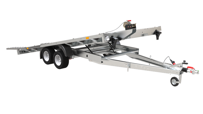 Remorque plate basculante 400×200 UNIPLAT 4020S P 2700 kg – Image 7