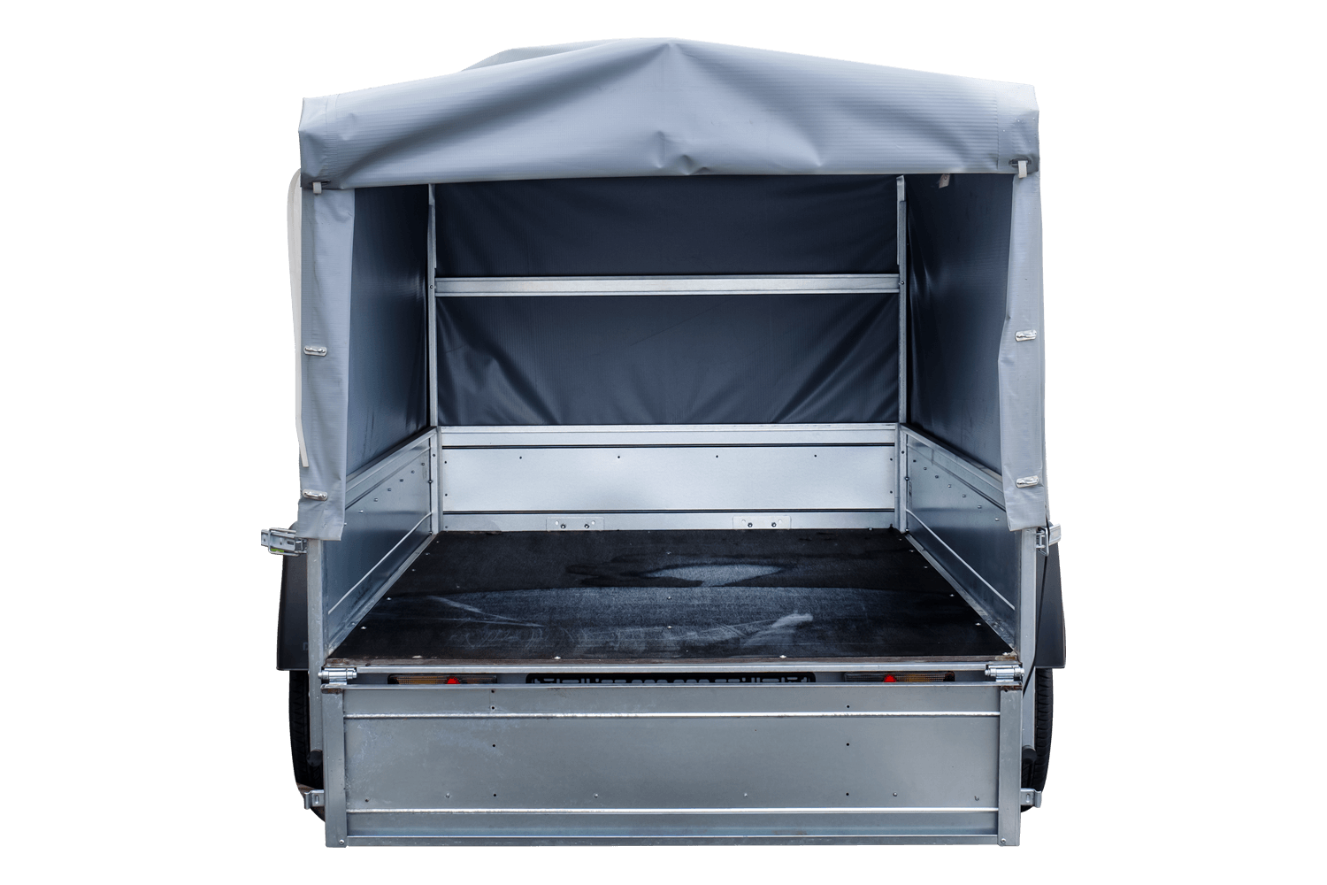 Remorque routière avec bâche haute, arceau et roue jockey 230×125 Garden Trailer 230 KIPP – Image 6