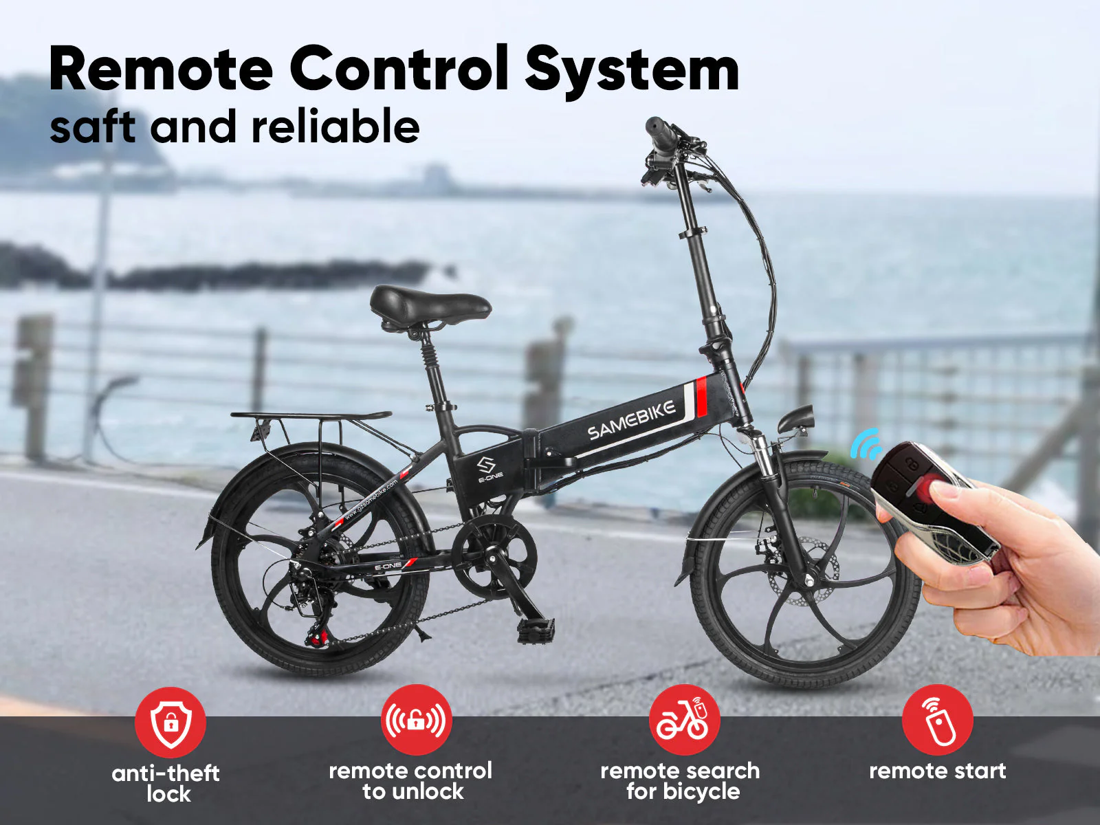 Vélo électrique Pliant SAMEBIKE 20LVXD30 – Image 7