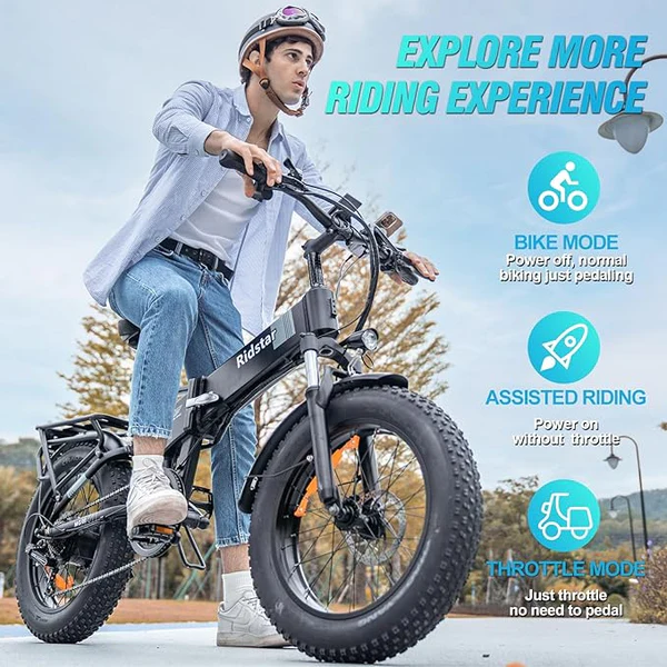 Vélo électrique pliant Ridstar H20 Pro – Image 2