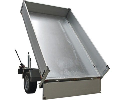 Humbaur Remorque basculante Tipper S 2300x1400x300mm freinée poids total adm. 1500kg avec ridelle lisse – Image 3