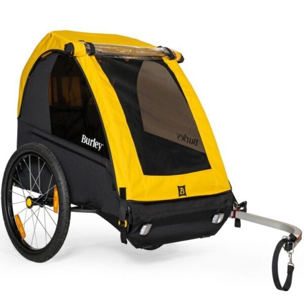 Burley Remorque pour Vélo - Bee Single pour 1 Enfant - jaune/noir