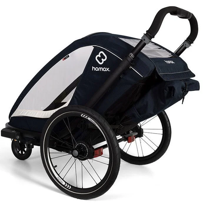 Remorque pour vélo Hamax 2 Enfants - Breeze - noir – Image 5