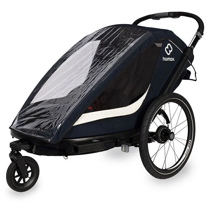 Remorque pour vélo Hamax 2 Enfants - Breeze - noir – Image 8