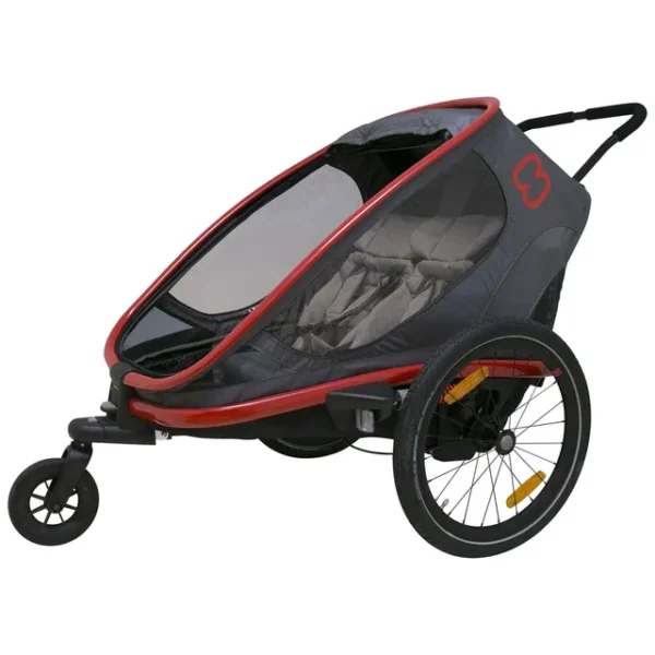 Remorque velo pour enfant Hamax Outback One navy white