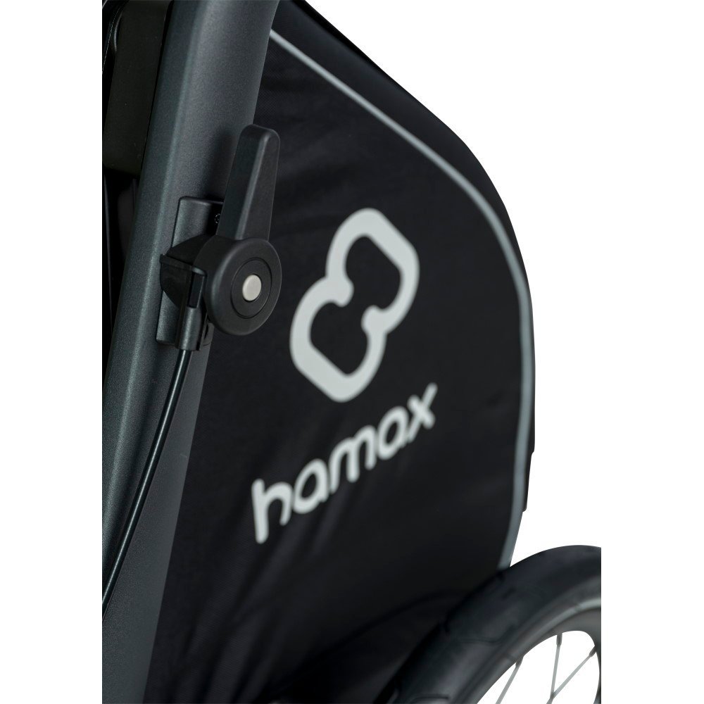 Remorque chien vélo Hamax - Pluto Large - bleu marine/noir – Image 4