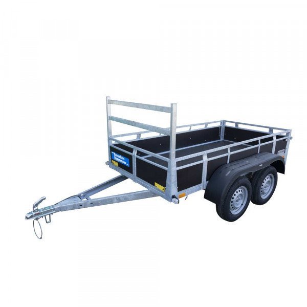 Remorque Bois 2 essieux 750kg 2m57x1m32