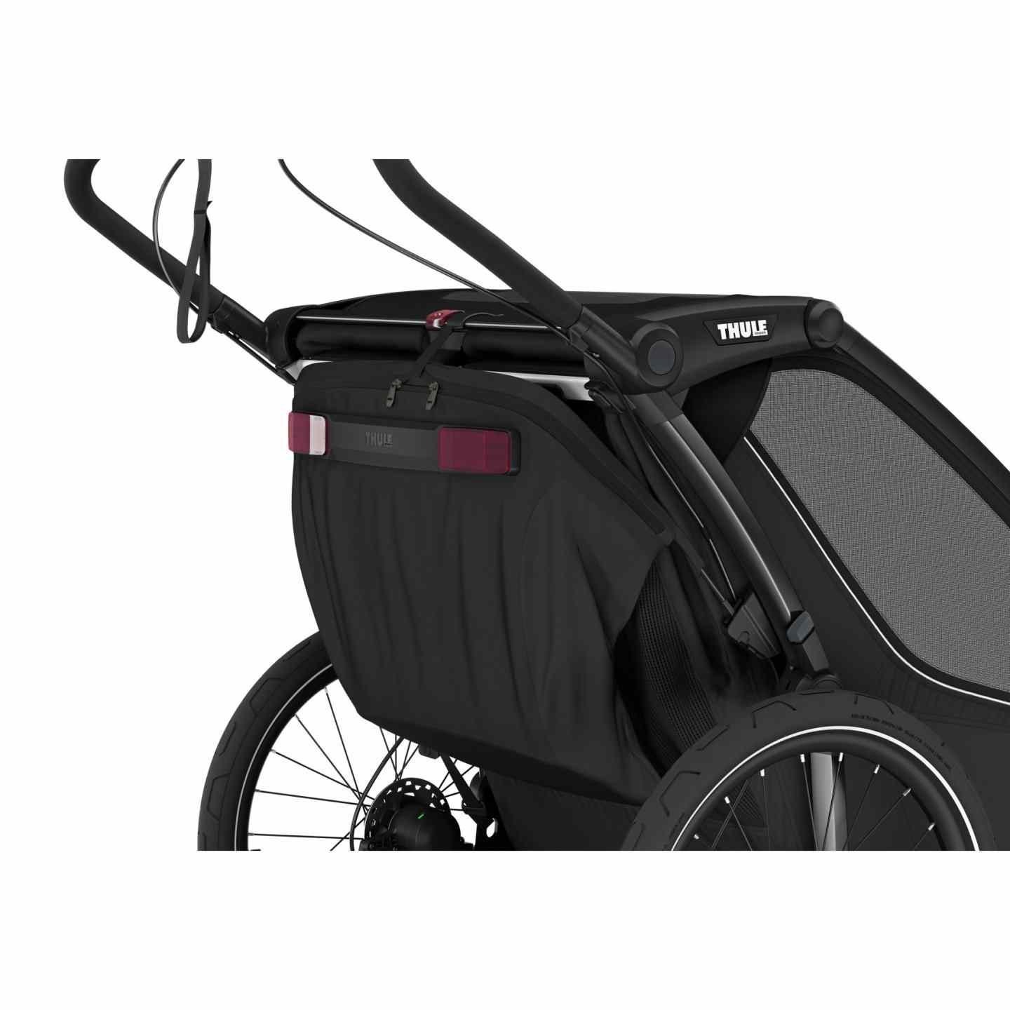 Remorque à vélo occasion Thule pour 1 Enfant - Chariot Sport 2 Single - natural gold – Image 3
